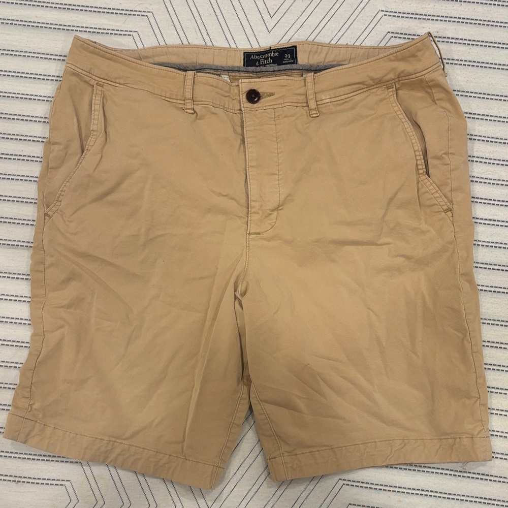 Abercrombie & Fitch | Men’s Cotton Beige Shorts | Size: 33